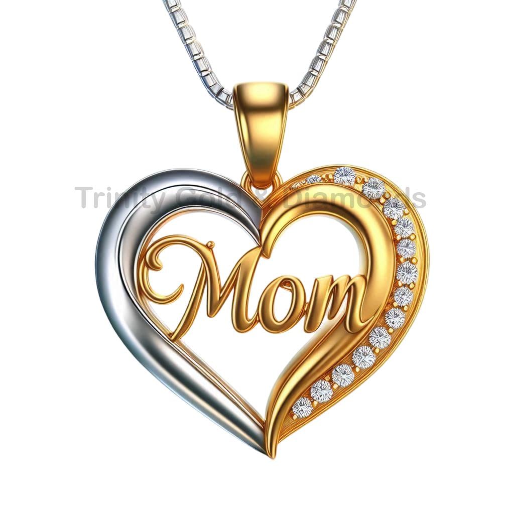 Pearl Necklace Nordstrom Mom Necklace 925 Sterling Silver CZ Love