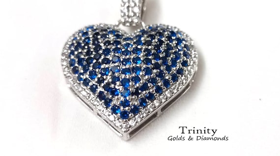 Moissanit Anhänger: 925 Sterling Silber, 14K Vergoldet