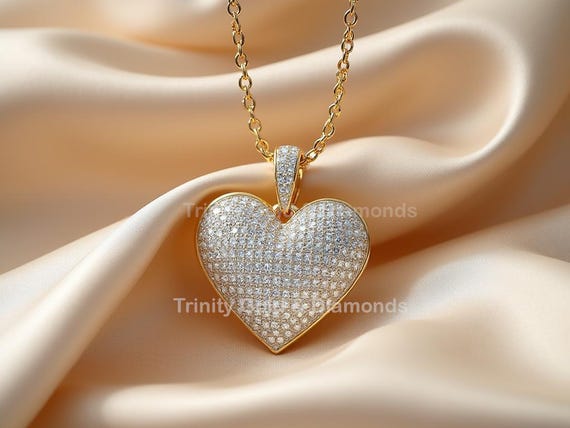 Collana Cuore In Argento 925 Con Zirconi: Gioiello Elegante Con Pendente A Doppio Cuore, Regalo Romantico - 3