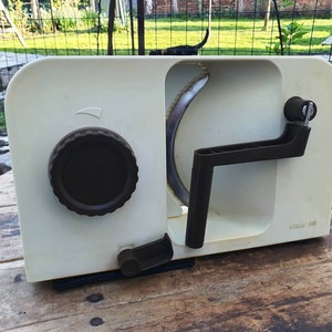 Vintage 1970 Bread cutting machine, German Bread collapsible slicer, Slicing machine, bread machine Kitchen helper