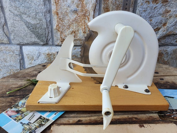 Vintage Hand Bread Cutting Machine Bread Slicer Vintage Hand-made