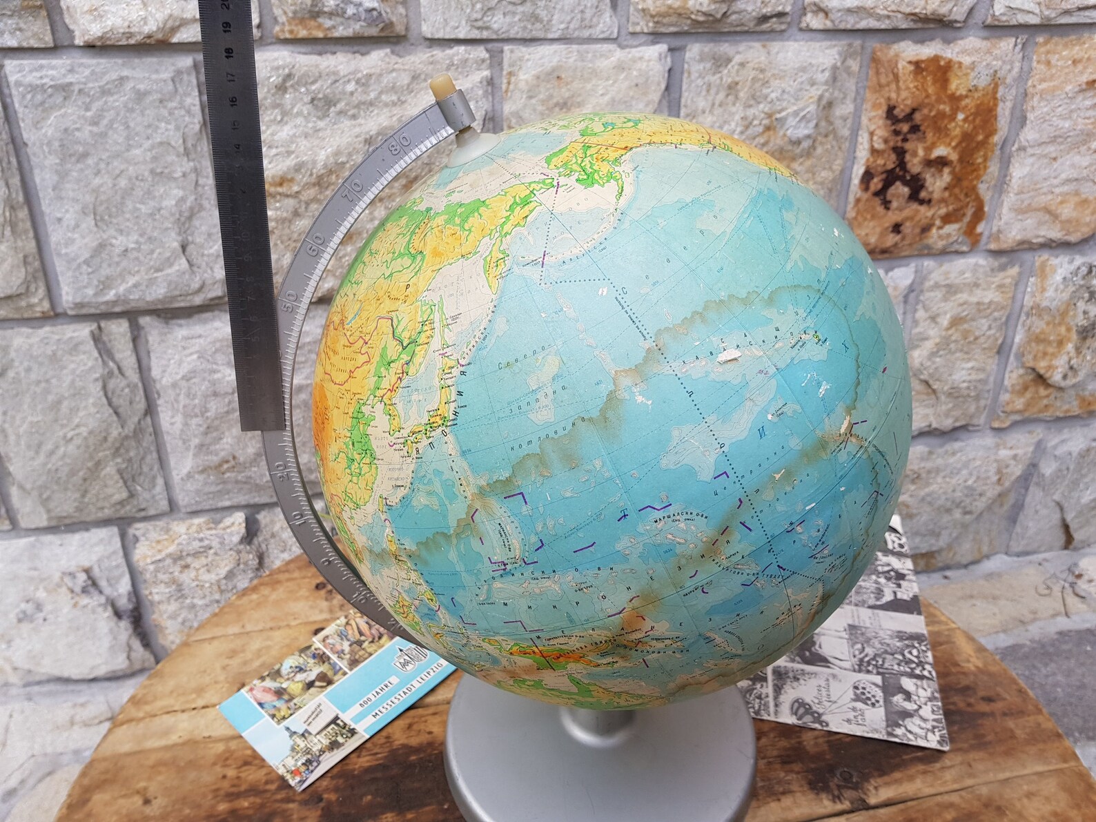 Vintage World Desk Globe 1980s Big Replogle Globe Plastic - Etsy