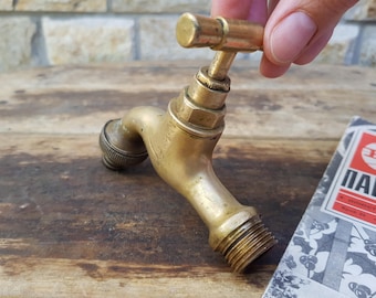 Vintage Water Faucet fountain, Soviet Brass Water Tap, Old Water Valve  bath decor, Bathroom accessory, Hygiene means,Sanitary engineering