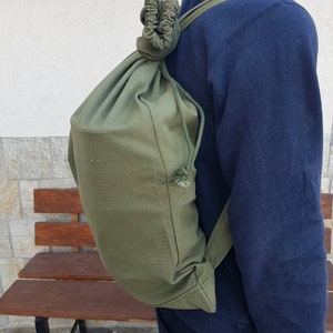 Vintage Military backpack, Canvas backpack, Camping Backpack, Bushcraft backpack,Soldier backpack,Army backpack,Military surplus