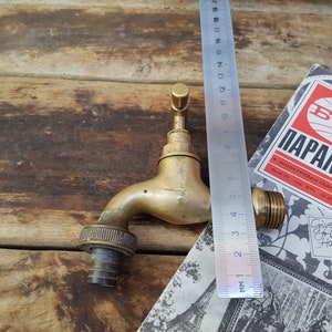 Vintage Water Faucet fountain, Soviet Brass Water Tap, Old Water Valve bath decor, Bathroom accessory, Hygiene means,Sanitary engineering image 9