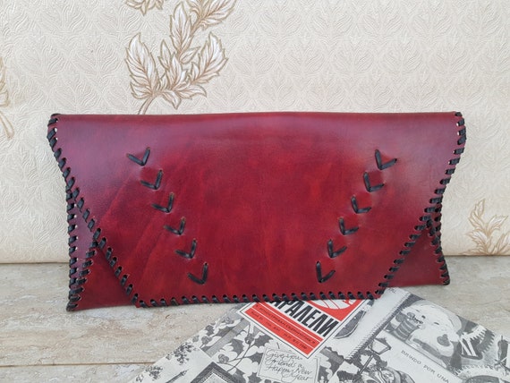 Vintage Envelope Bag / Clutch Bag / Pouch Bag / Ev