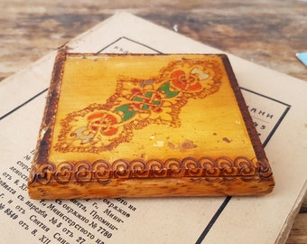 Wooden cigarette case, Pocket cigarette box, Wood cigarette box, Small cigarette holder, Smoker accessory, Handmade cigarette storage