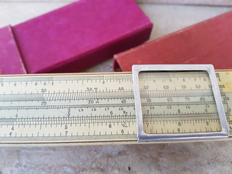 Vintage Logarithmic Ruler Logarex 1960s - Etsy