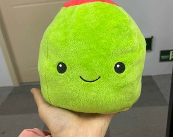 Pineapple and Green Olive mood change Toy, 10cm of Plushie Fun for Adults and kids!