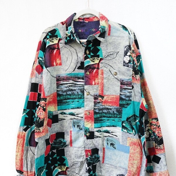 Crazy Pattern Shirts Etsy