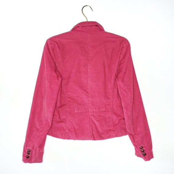 Hot pink corduroy jacket 2025