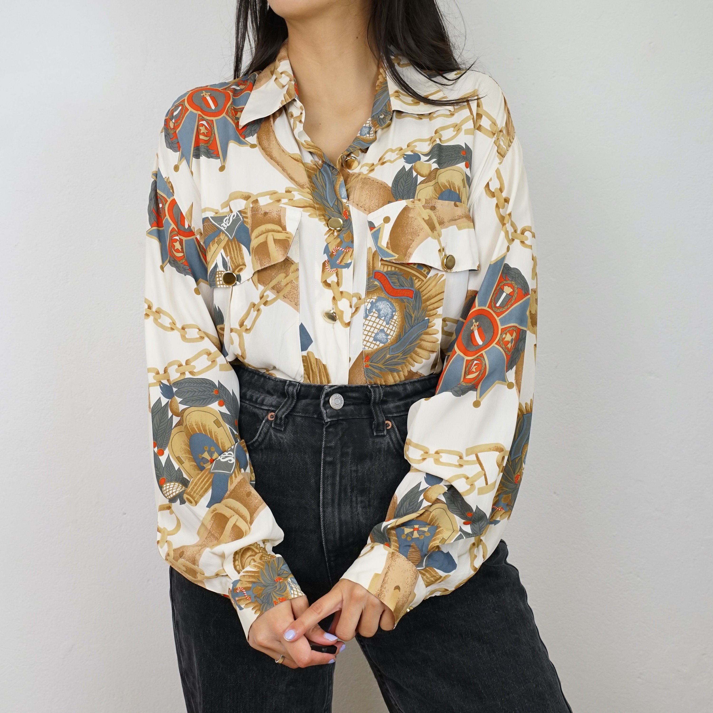 chord / 和 音 | . 80〜90s vintage silk blouson flight jacket