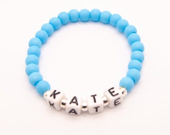 Childrens bracelet personalized name bracelet for kids, 9 year old girl gifts age 8, 10th birthday, Valentines day gift for granddaughter