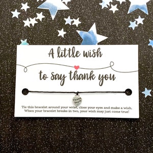 Thank you wish bracelet bulk Christmas party favor bracelet, Staff Christmas gifts for coworkers, Christmas thank you gifts for small busine