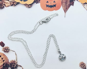 Pumpkin neckalce for women, Halloween jewelry for teens, Halloween necklace for kids, Halloween gifts for her, Halloween treat bag fillers