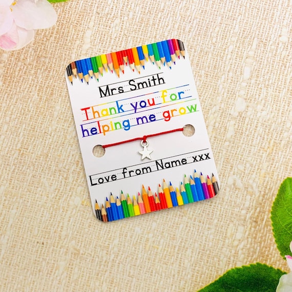 Nursery teacher bracelet best sale