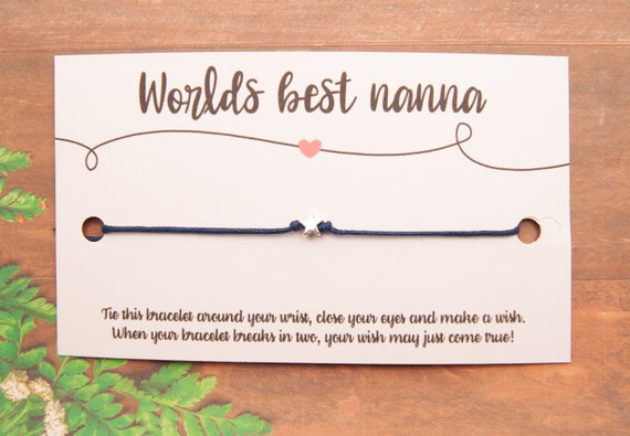FGHJK Regali Natale Nonna Regalo Braccialetto Nonna Donna Bracciale Nonna Braccialetto Nonna del Nipote della Nipote Regalo Nonna Compleanno Regalo Anniversario Nonna