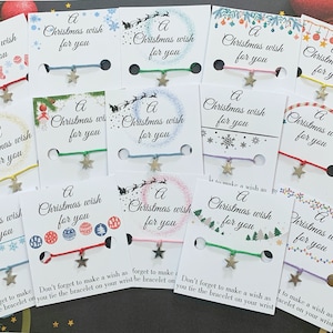 Weihnachtswunscharmband Schüttgut, Weihnachtsgeschenke für Gäste, Weihnachtsgeschenke für Kunden, Weihnachtsgeschenke für die Schule, Weihnachtsmarkt, Schule PTA