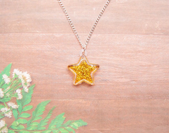 Gold Star Necklace Christmas Necklace for Girls Advent Calendar