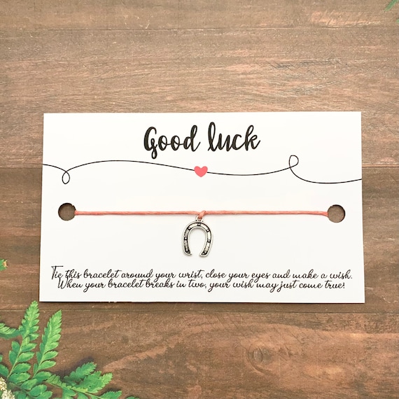 Horseshoe Good Luck Bracelet for Women, Good Luck for New