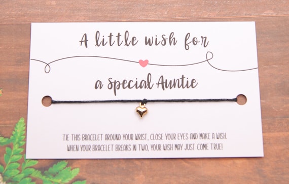 wish bracelet, Aunty to be wish bracelet, fawn, woodland, baby shower –  LovedByJacob