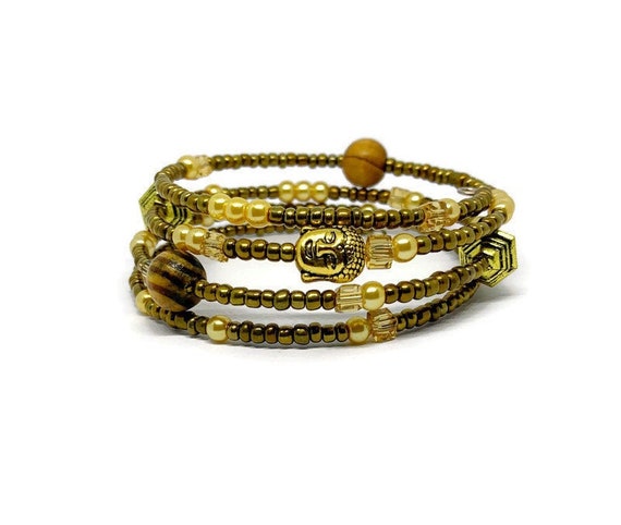 The Buddha Bracelet - Gold - Marssos - Bracelets From Another Planet