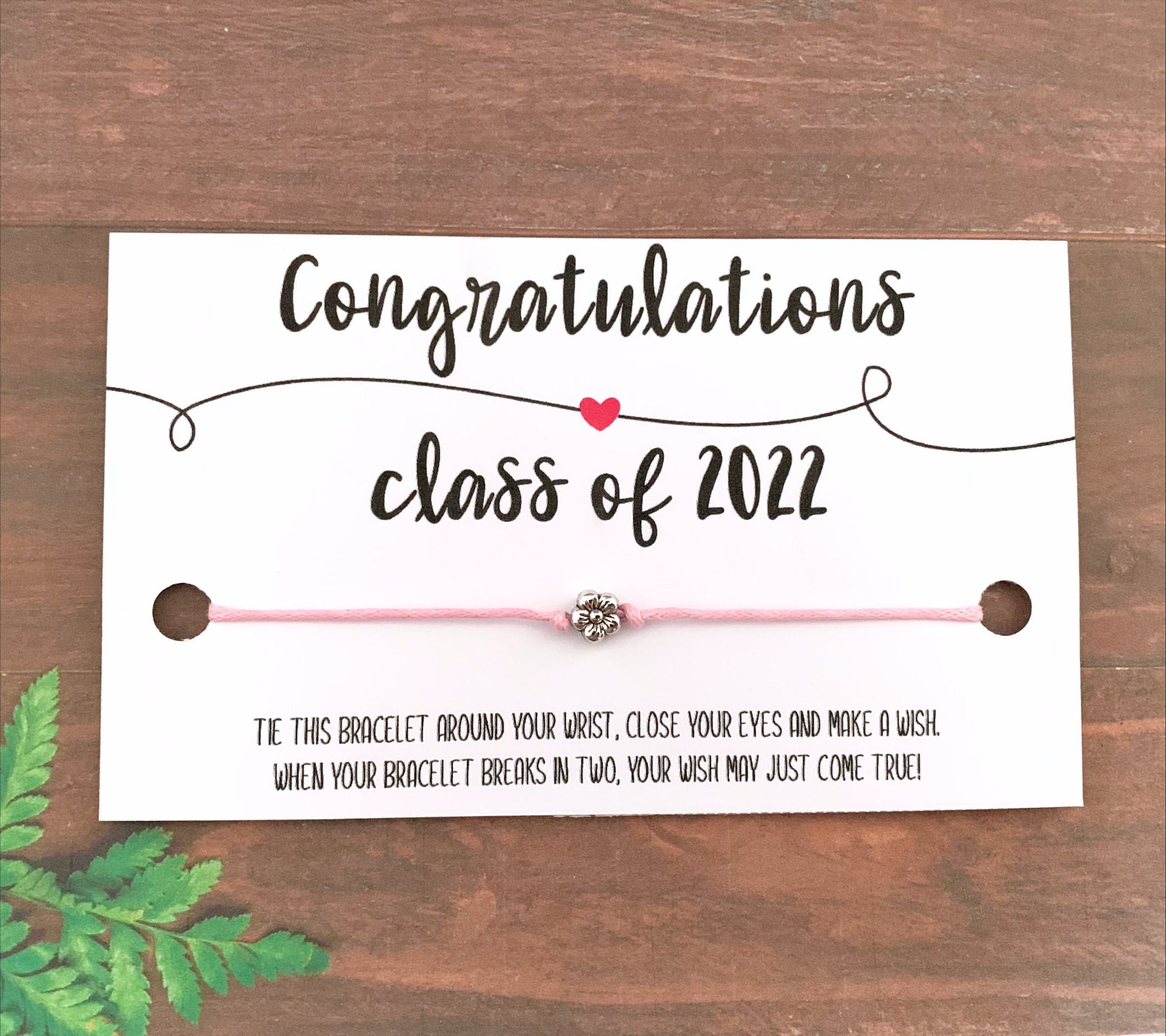 Class of 2024 Bracelet, Graduation Wish Bracelet, Graduation Gifts From ...