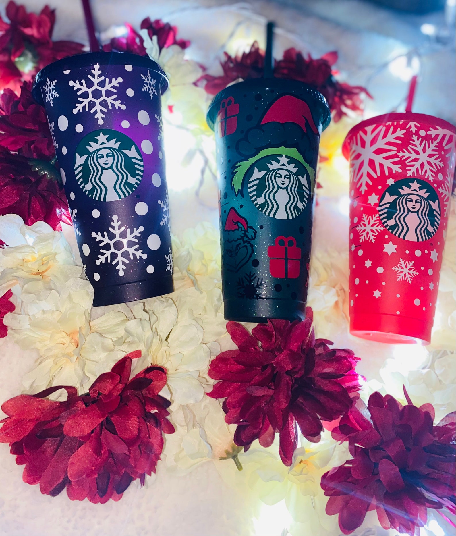 Brand new Limited Edition Starbucks Christmas cups Etsy