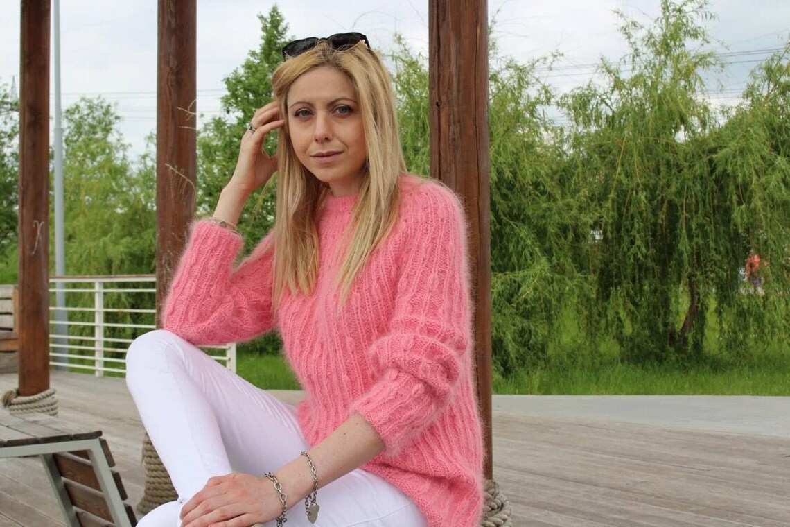 Pink angora sweater Soft knitted angora rabbit pullover Etsy