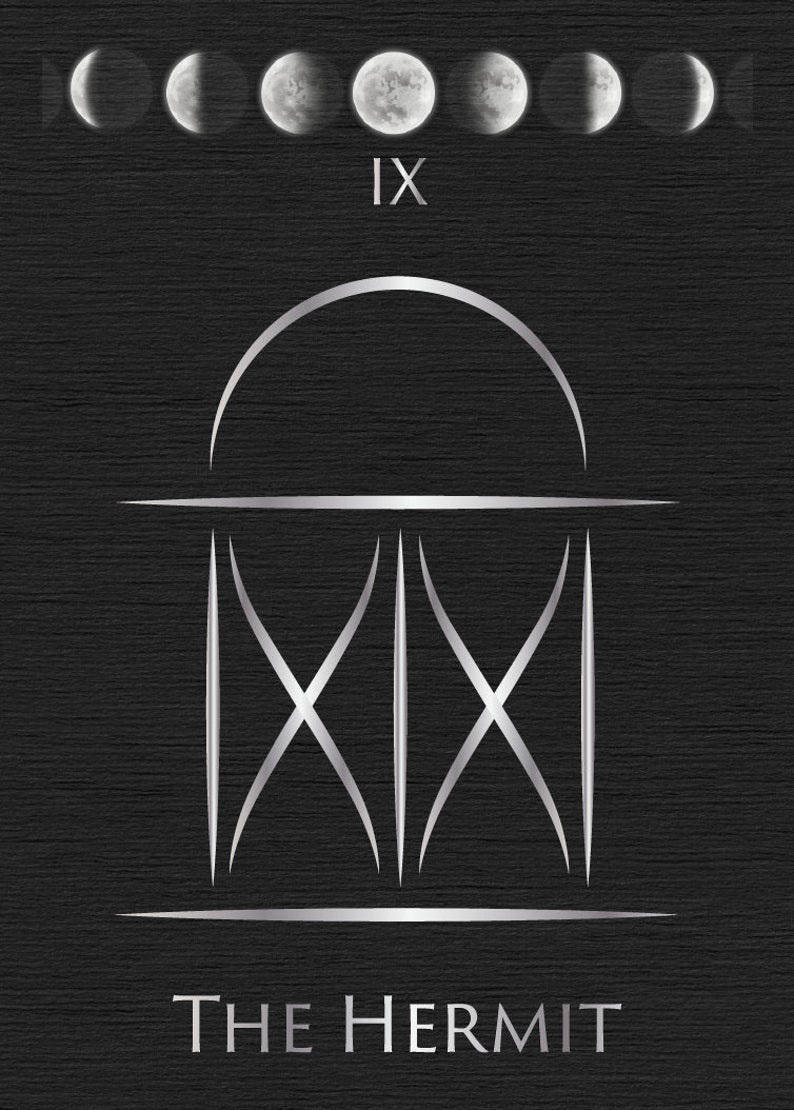 Print Your Own 78 Card Moon Glyph Tarot Deck Digital File PDF Etsy