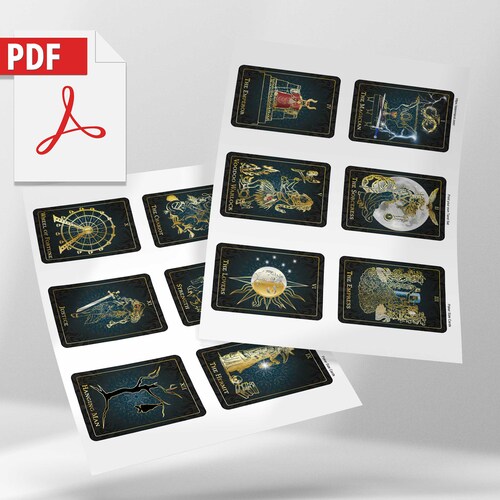 Print Your Own 78 Card Alainn Tarot Deck Digital File Pdf Etsy Print Your Own 78 Card Alainn Tarot Deck Digital File Pdf Etsy