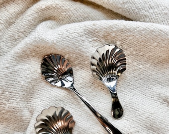 Schlankes Edelstahl Sea Shell Küchenzubehör Kit - Perfekt für Mehl, Zucker, Kaffee
