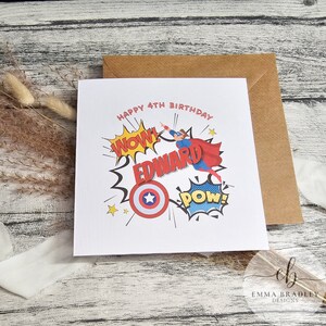 Feliz dia dos pais personalizado, papai/papai/avô super-herói ama a colisão com envelope prateado, selo de cera branco/prateado