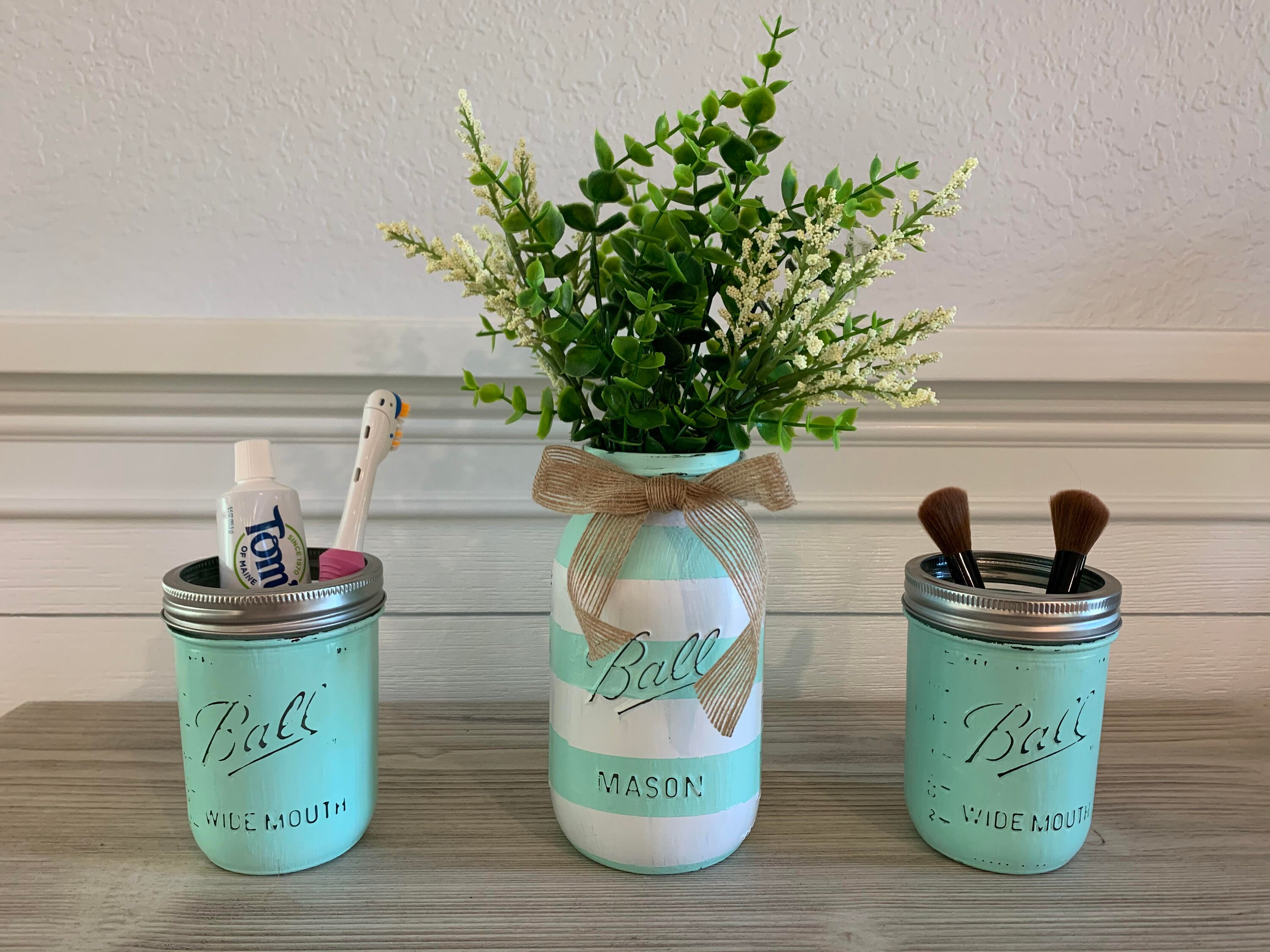 Decoración de tarro de albañil decoración de la cocina | Etsy