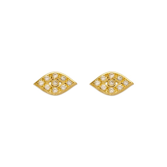Evil Eye Studs - Etsy