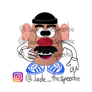 Instant Digital Download- Potato Head Body part Activity page