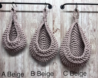 Wall hanging basket, Vegetable Storage hanging basket, Hanging Planter Basket, Hanging fruit basket, Bathroom hanging basket