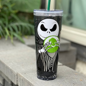 As is* Pumpkin King Tumbler | SnowGlobe | Jack Skellington Snowglobe Tumbler |  Snowglobe Tumbler | Nightmare Before