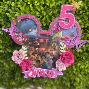 Encanto | Cake Topper | Shakeable Cake Topper | Familia Madrigal | Disney Topper | Birthday Cake | Mirabel Cake Topper