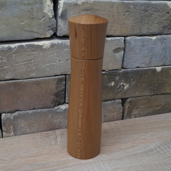 Large pepper mill made of plane tree wood