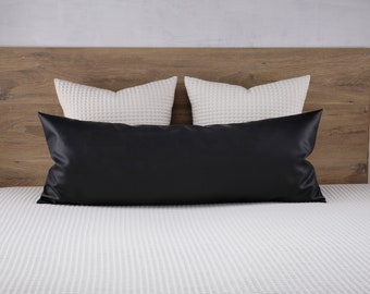 Extra Long Lumbar Pillow, African Pillow, White Mudcloth Pillow