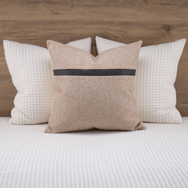 Black and Tan Pillow Etsy