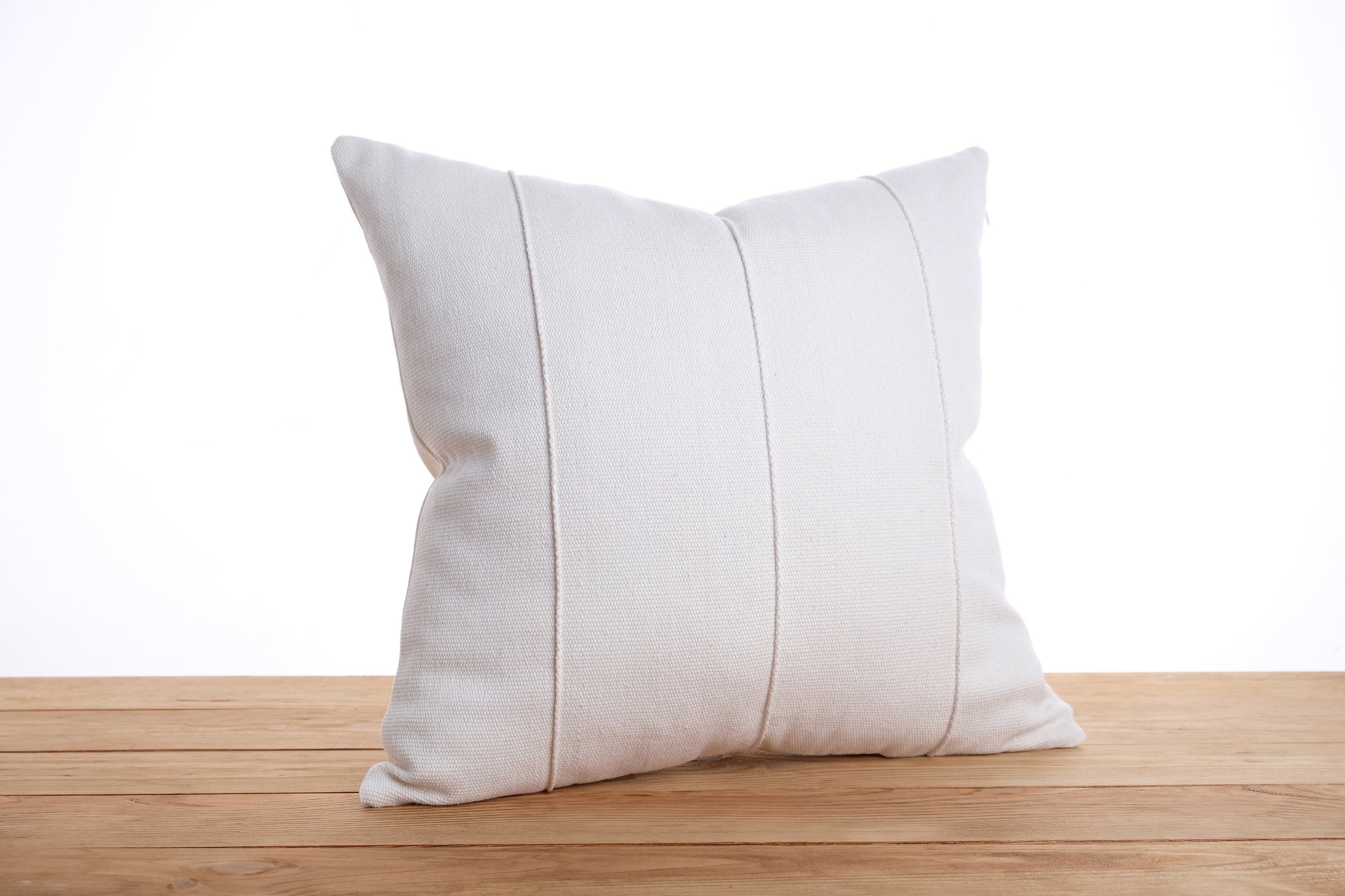 Off white pillow cover Stripe cushion Neutral pillow Etsy