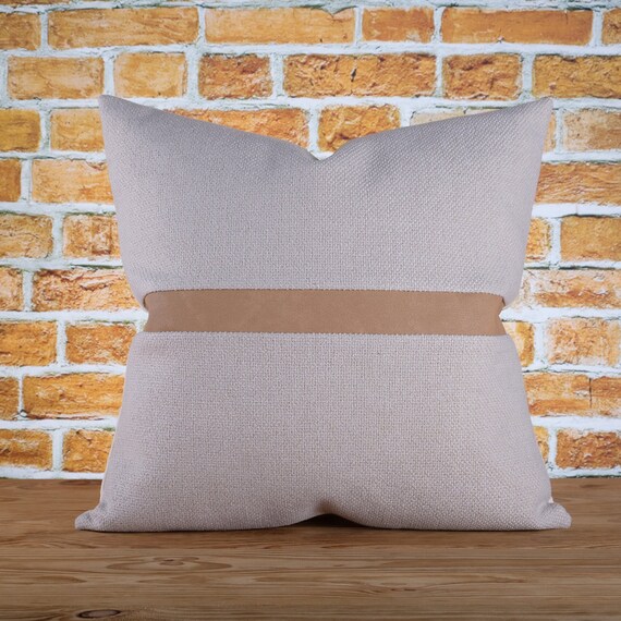 Camel Faux Leather Accent Boho Euro 