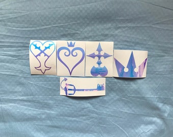 CCI159 6 in Tall Kingdom Heart Nobody Solid Car Window Vinyl Decal Sticker CCI159 6 in Tall Kingdom Heart Nobody Solid Car Window Vinyl Decal Sticker