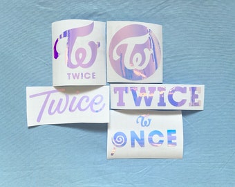 Twice Logo Vinyl Decal Sticker