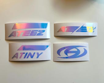 Sticker vinyle Ateez Logo [Ateez, Atiny, ATZ Logo]