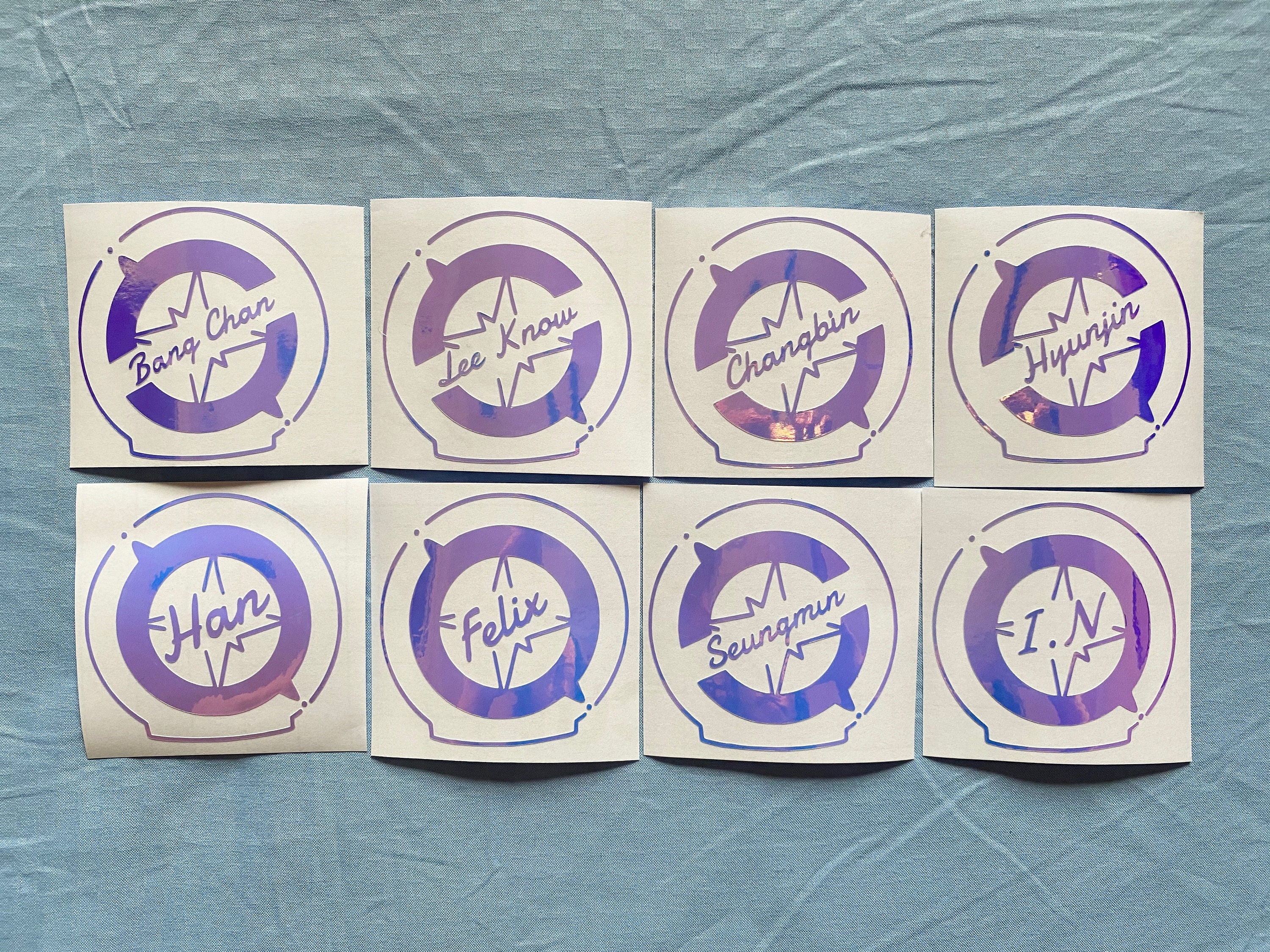 Stray Kids Lightstick Name Vinyl Decal Sticker