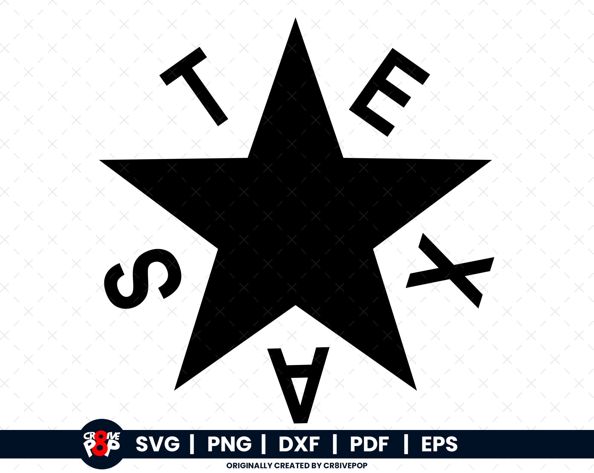 Texas Star SVG, Western Svg, Texas State Svg, Texas Png, Star Svg