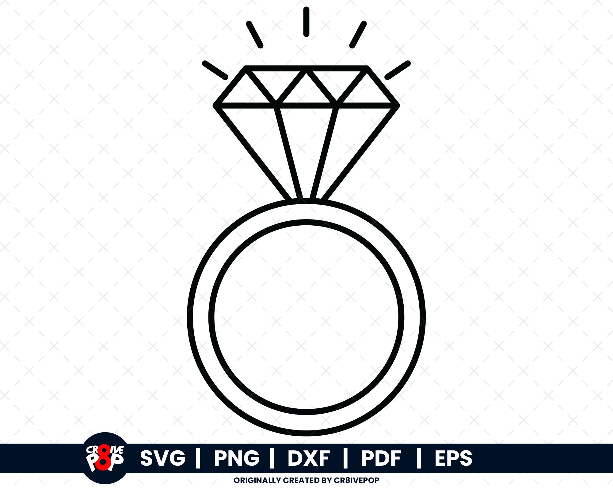 Wedding Ring Svg Diamond Ring Svg Bride Svg Bridal Party Svg